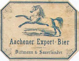 Aachener Export Bier etiket 23000